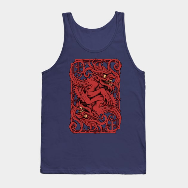 Devil Card Tank Top by Moutchy